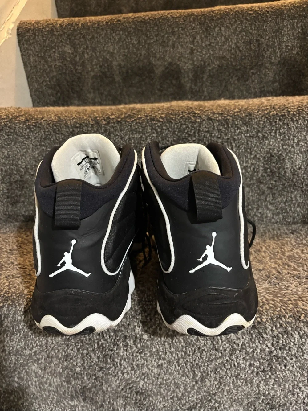 Nike Air Jordan Pro Strong Black White size 12.5 in excellent condition